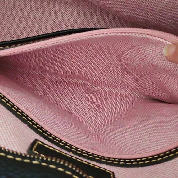 Dooney & Bourke Black Leather Tote - Picture 13 of 14